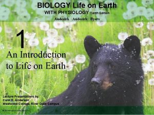 BIOLOGY Life on Earth WITH PHYSIOLOGY Tenth Edition
