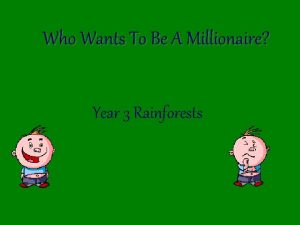 Who Wants To Be A Millionaire Year 3