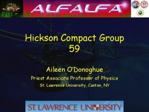 Hickson Compact Group 59 Aileen ODonoghue Priest Associate