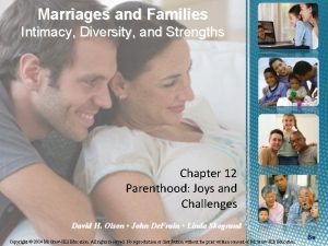 Marriages and Families Intimacy Diversity and Strengths Chapter