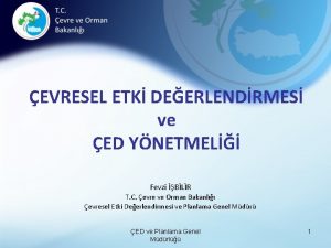 EVRESEL ETK DEERLENDRMES ve ED YNETMEL Fevzi BLR