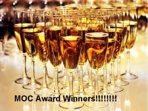 MOC Award Winners Who won MOC Best Student