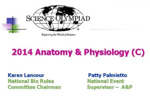2014 Anatomy Physiology C Karen Lancour National Bio