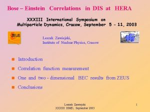 Bose Einstein Correlations in DIS at HERA XXXIII