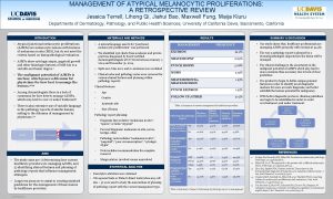 MANAGEMENT OF ATYPICAL MELANOCYTIC PROLIFERATIONS A RETROSPECTIVE REVIEW