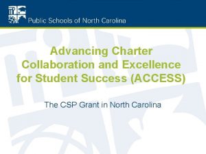 Advancing Charter Collaboration and Excellence for Student Success