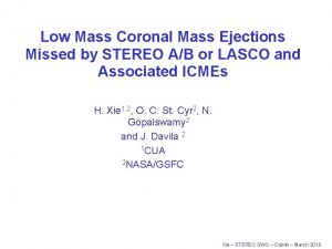 Low Mass Coronal Mass Ejections Missed by STEREO