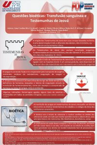 Questes bioticas Transfuso sangunea e Testemunhas de Jeov