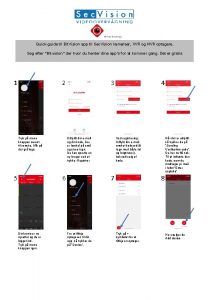 Quickguide til Bit Vision app til Sec Vision