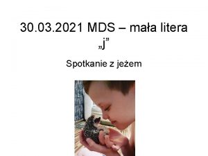 30 03 2021 MDS maa litera j Spotkanie