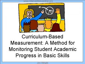 www interventioncentral org CurriculumBased Measurement A Method for