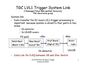 TGC LVL 1 Trigger System Link C FukunagaTokyo