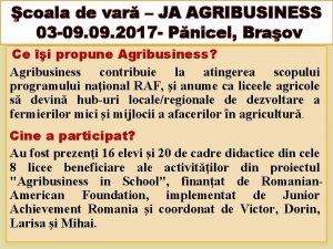 coala de var JA AGRIBUSINESS 03 09 2017