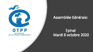 Assemble Gnrale Epinal Mardi 6 octobre 2020 Ars