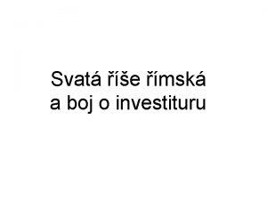 Svat e msk a boj o investituru Svat