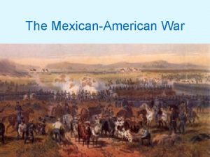 The MexicanAmerican War The Situation Migration to the