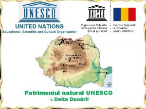 Patrimoniul natural UNESCO 1 Delta Dunrii Organizaia Naiunilor