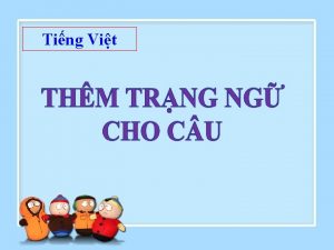 Ting Vit 1 THM TRNG NG CHO C