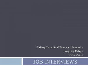 Zhejiang University of Finance and Economics Dong Fang