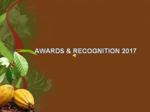AWARDS RECOGNITION 2017 GOLD MEDAL SARIPAH BAKAR DR