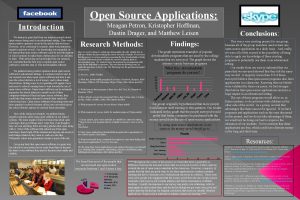 Open Source Applications Meagan Petron Kristopher Hoffman Dustin