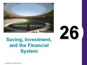 Saving Investment and the Financial System Copyright 2010