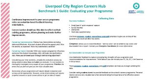 Liverpool City Region Careers Hub Benchmark 1 Guide