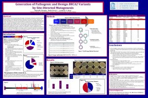 Generation of Pathogenic and Benign BRCA 2 Variants