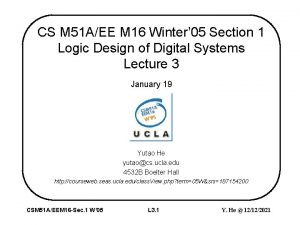 CS M 51 AEE M 16 Winter 05