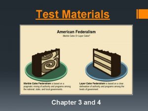 Test Materials Chapter 3 and 4 Political Cartoon