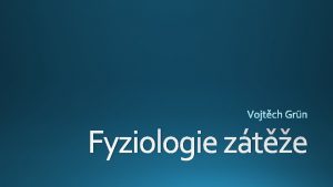 Fyziologie zte Garant a vyuujc Konzultan hodiny Email