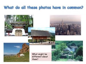 What do all these photos have in common