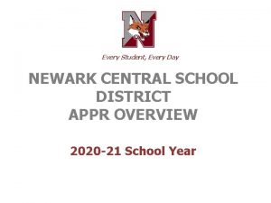 Every Student Every Day NEWARK CENTRAL SCHOOL DISTRICT