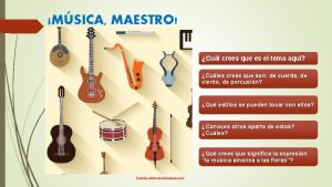 MSICA MAESTRO Cul crees que es el tema