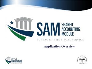 Application Overview Presentation Overview SAMs Purpose Operating Modes