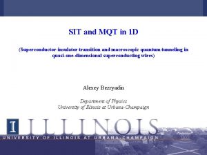 SIT and MQT in 1 D Superconductorinsulator transition