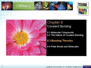 8 3 Bonding Theories Chapter 8 Covalent Bonding