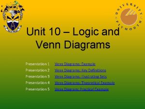 Unit 10 Logic and Venn Diagrams Presentation 1