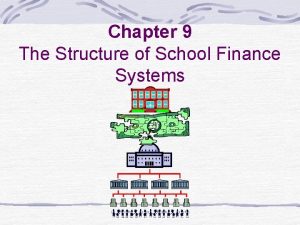 Chapter 9 The Structure of School Finance Systems