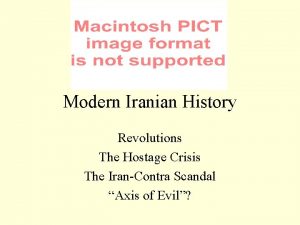 Modern Iranian History Revolutions The Hostage Crisis The