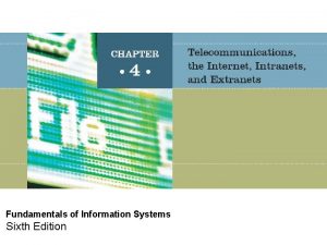 Fundamentals of Information Systems Sixth Edition Principles and