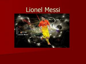 Lionel Messi Me n My name is Domen