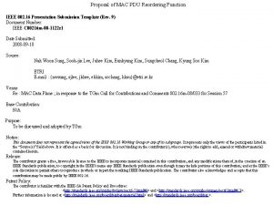 Proposal of MAC PDU Reordering Function IEEE 802