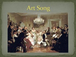 Art Song AKA Lieder German Mlodie French Arts