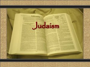 Comunicacin y Gerencia Judaism Important Terms Judaism named