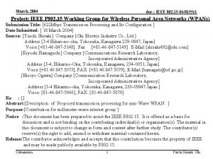 March 2004 doc IEEE 802 15 040155 r