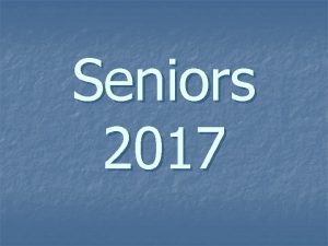 Seniors 2017 College Admission Tests n n SAT