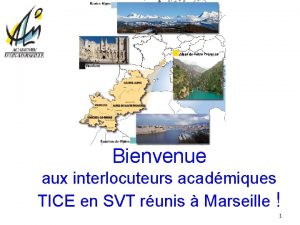 Bienvenue aux interlocuteurs acadmiques TICE en SVT runis