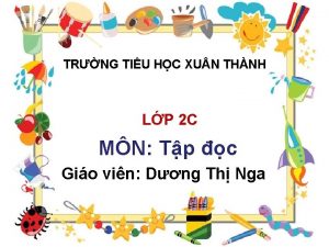 TRNG TIU HC XU N THNH LP 2