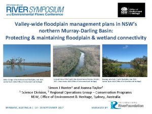 Place your logo here Valleywide floodplain management plans